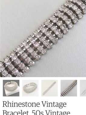 Vintage rhinestones bracelet